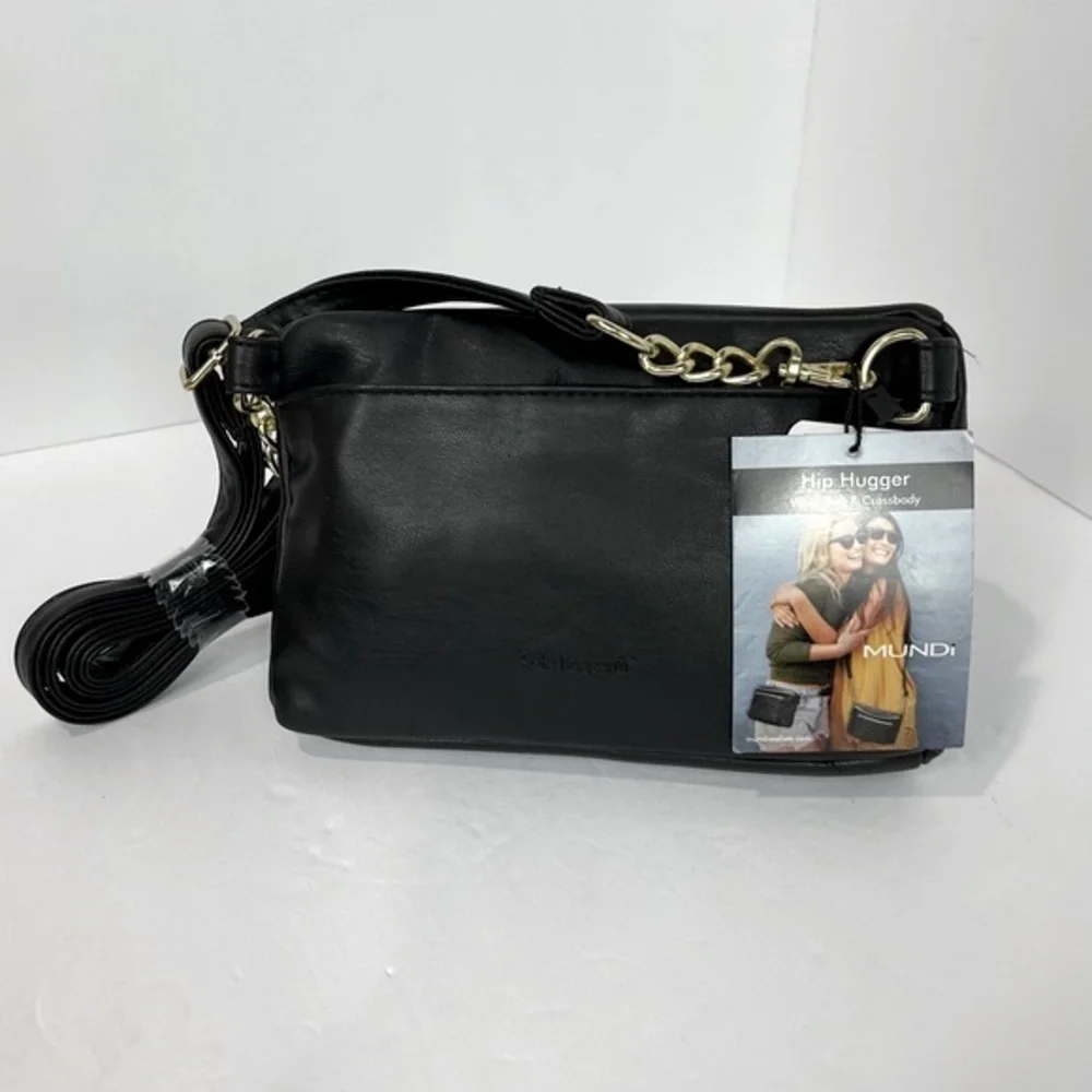 Mundi Connie Black Quilted Crossbody - Picture 5 of 12